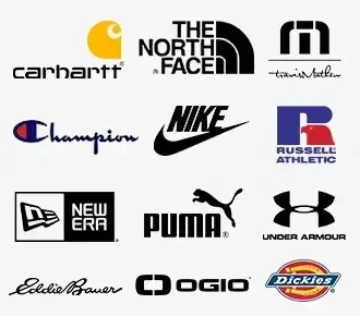 Custom All Brands β screen printing and embroidery by Jam4 Apparel
