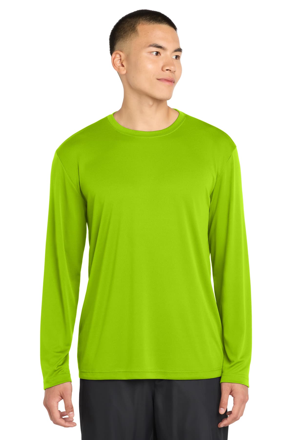 Sport-Tek ST350LS in Lime Shock — custom apparel by Jam 4 Apparel