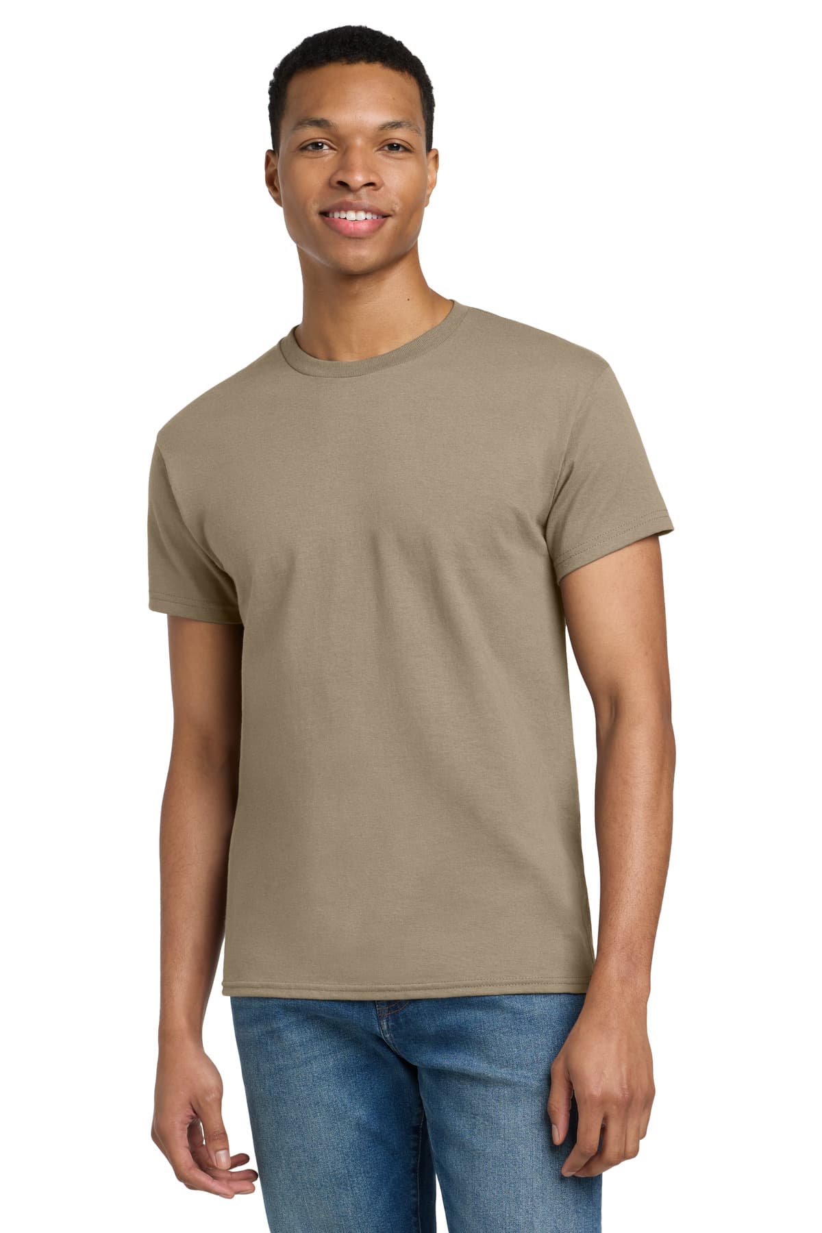 Gildan 2000 in Tan β custom apparel by Jam 4 Apparel